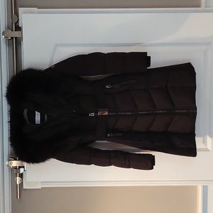 LADIES CALVIN KLEIN COAT WITH SCUBA SIDES